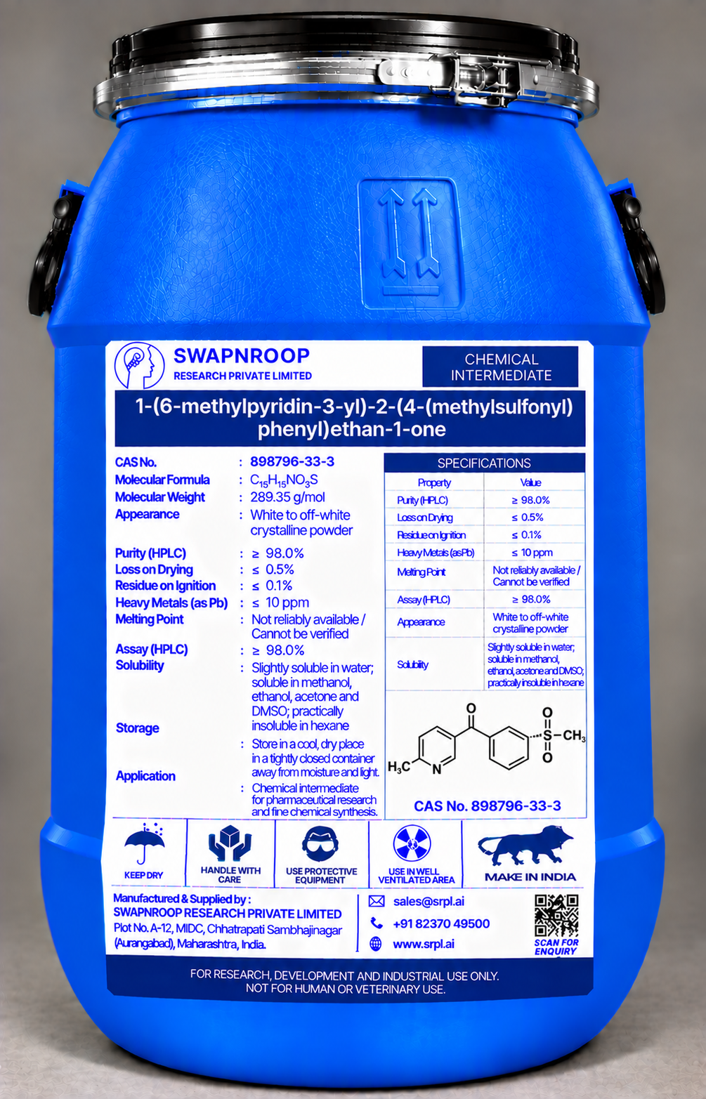1-(6-methylpyridin-3-yl)-2-(4-(methylsulfonyl)phenyl)ethan-1-one