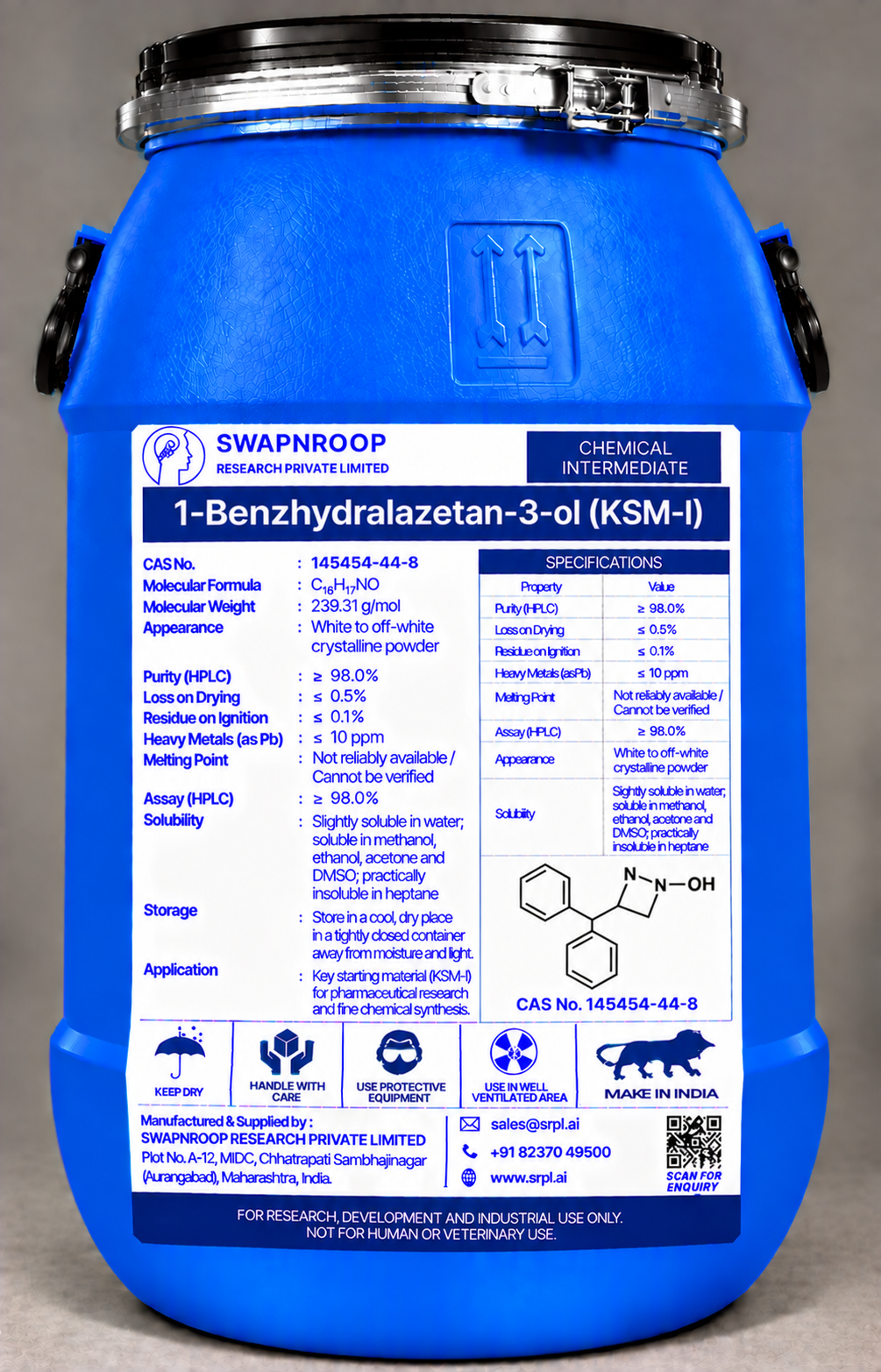 1-Benzhydralazetan-3-ol (KSM-I)