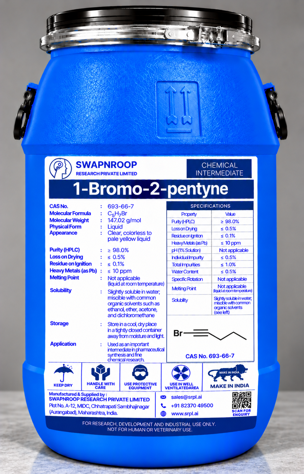 1-Bromo-2-pentyne