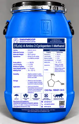(1S,cis)-4-Amino-2-Cyclopenten-1-Methanol CAS 84467-21-4 - SRPL