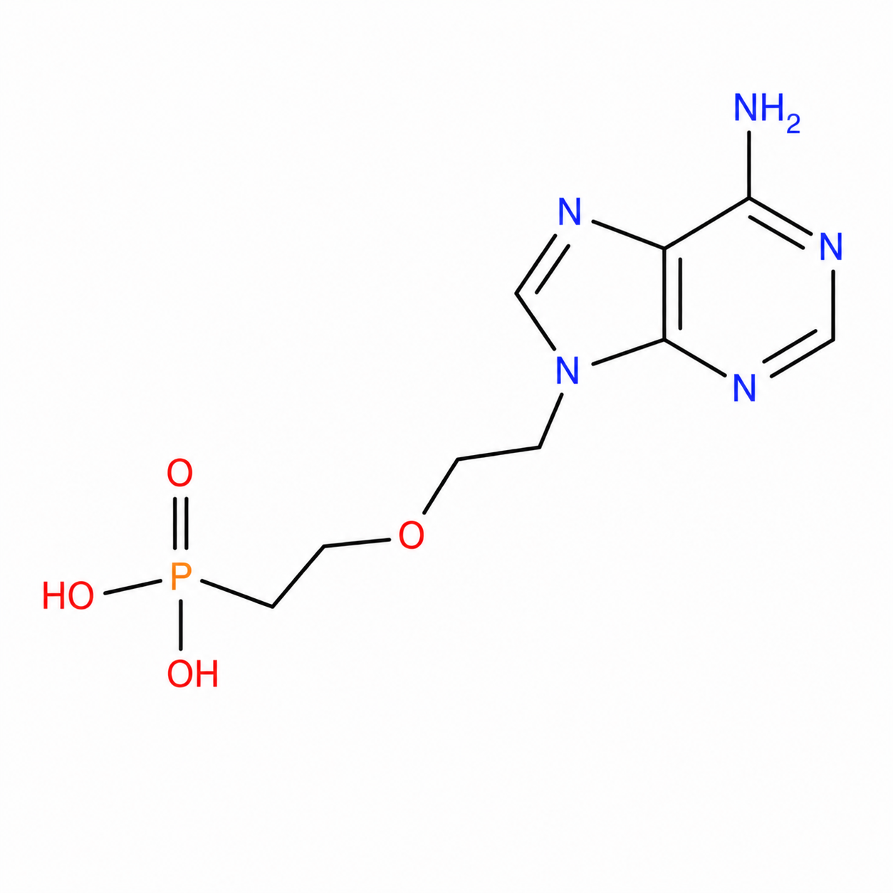 2-(6-Amino-9H-Purin-9-Yl)Ethoxy]Methylphosphonic Acid