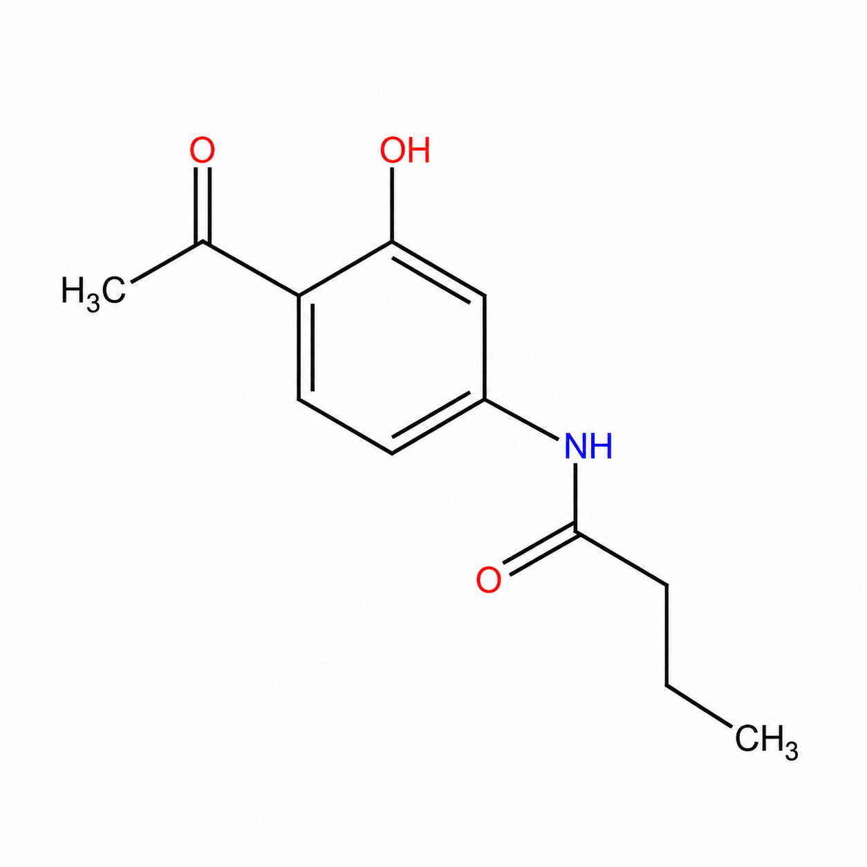 2-Acetyl-4-Butyramido Phenol