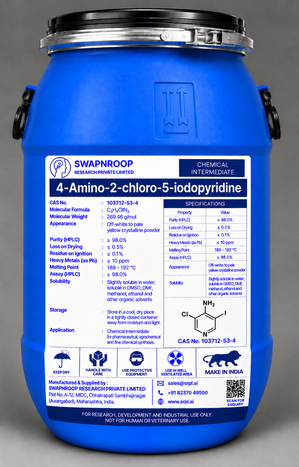 2-Bromo-5-iodo-3-methylpyridine