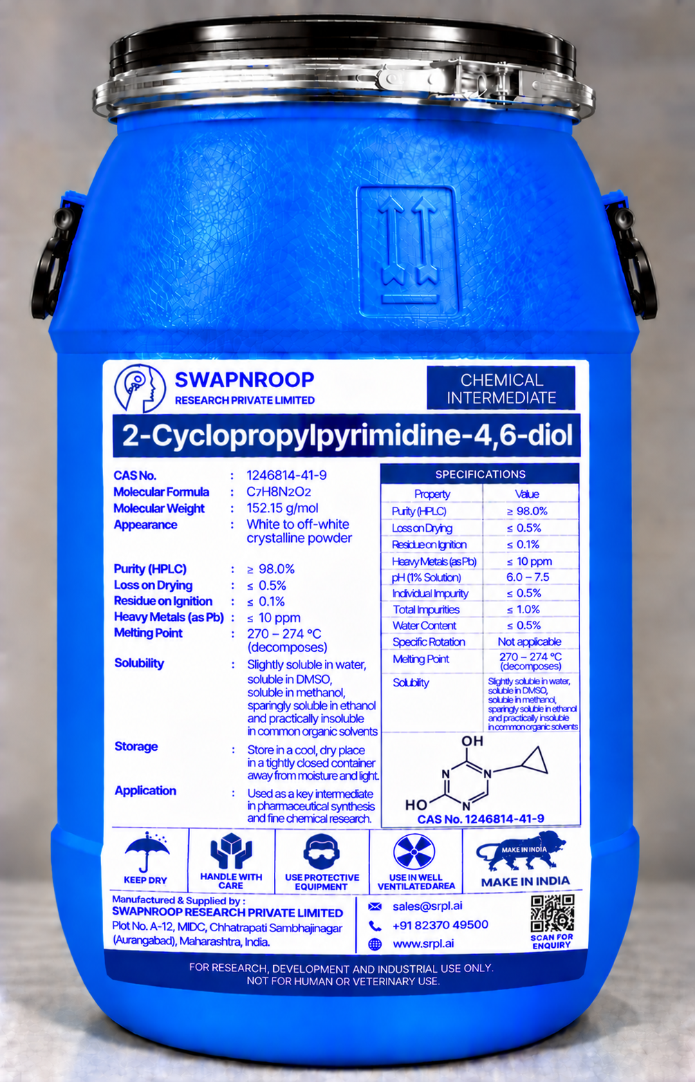2-Cyclopropylpyrimidine-4,6-diol