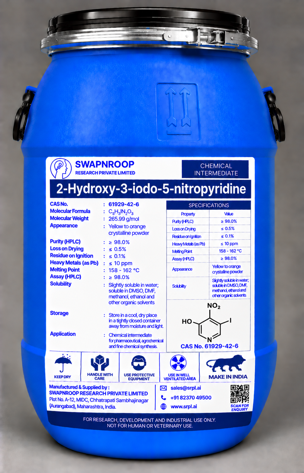 2-Hydroxy-3-iodo-5-nitropyridine