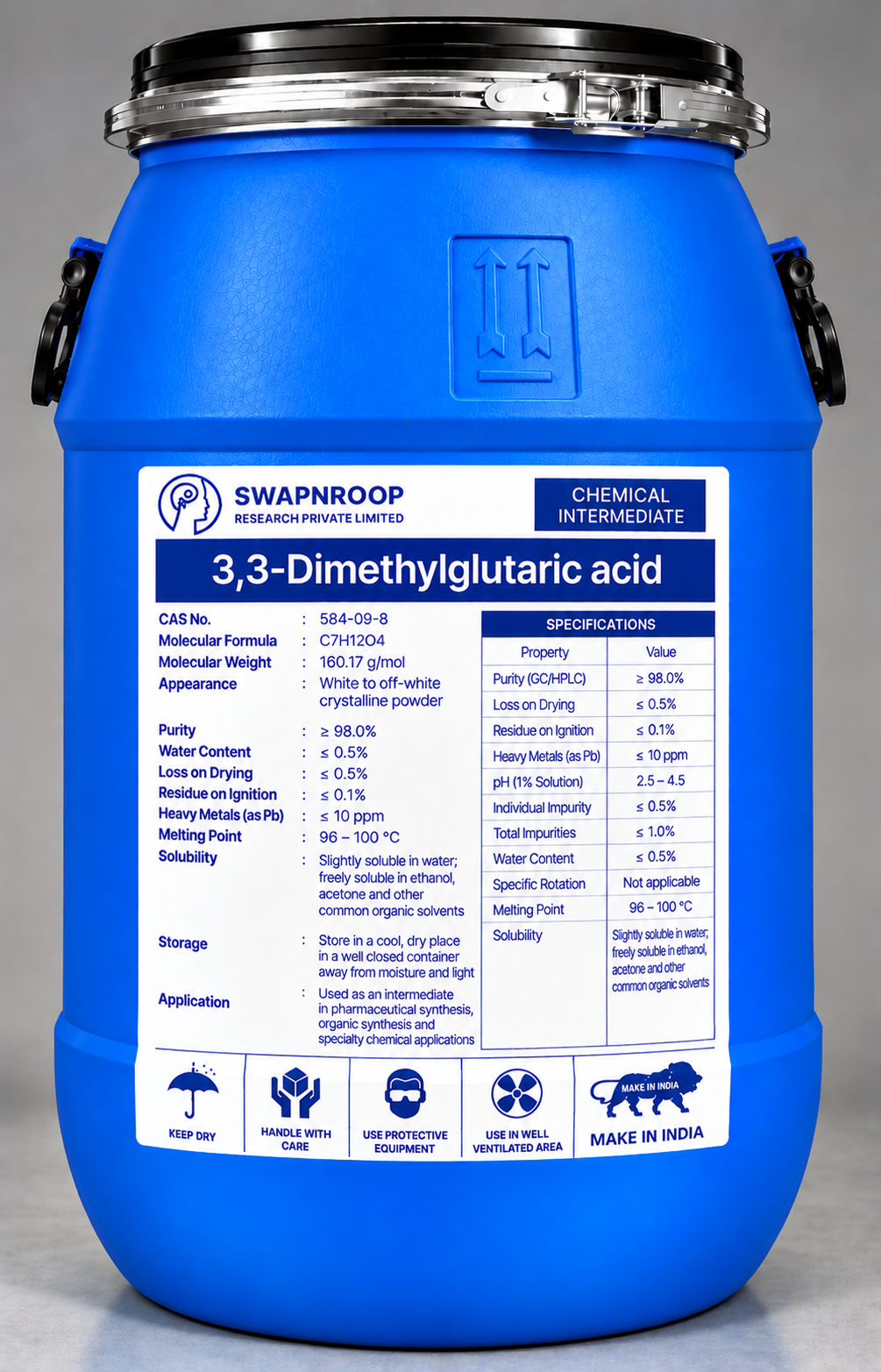 3,3-Dimethylglutaric acid