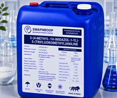 3-(4-Methyl-1H-imidazol-1-yl)-5-(trifluoromethyl)aniline CAS 641571-11-1 - SRPL