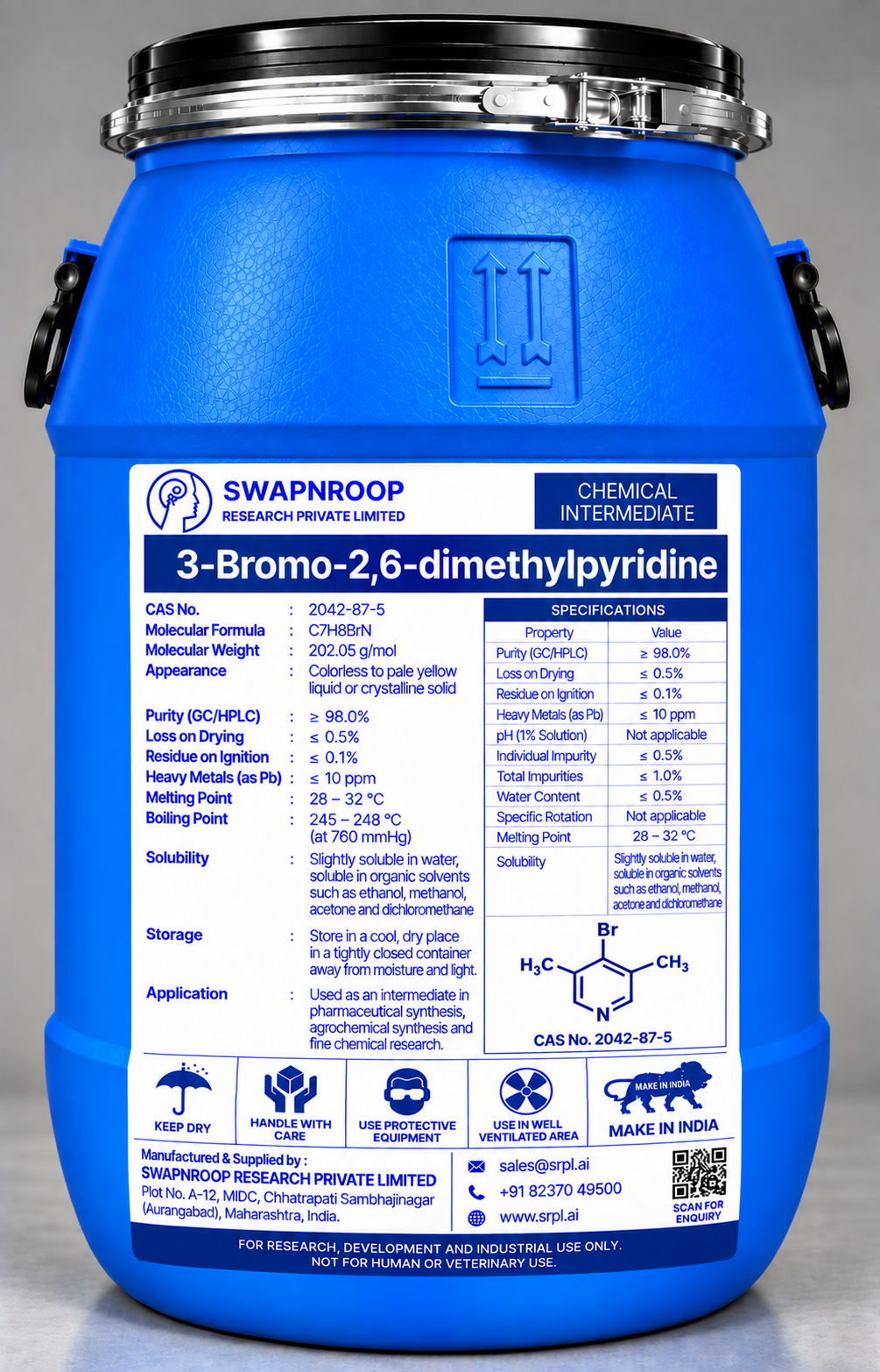 3-Bromo-2,6-dimethylpyridine