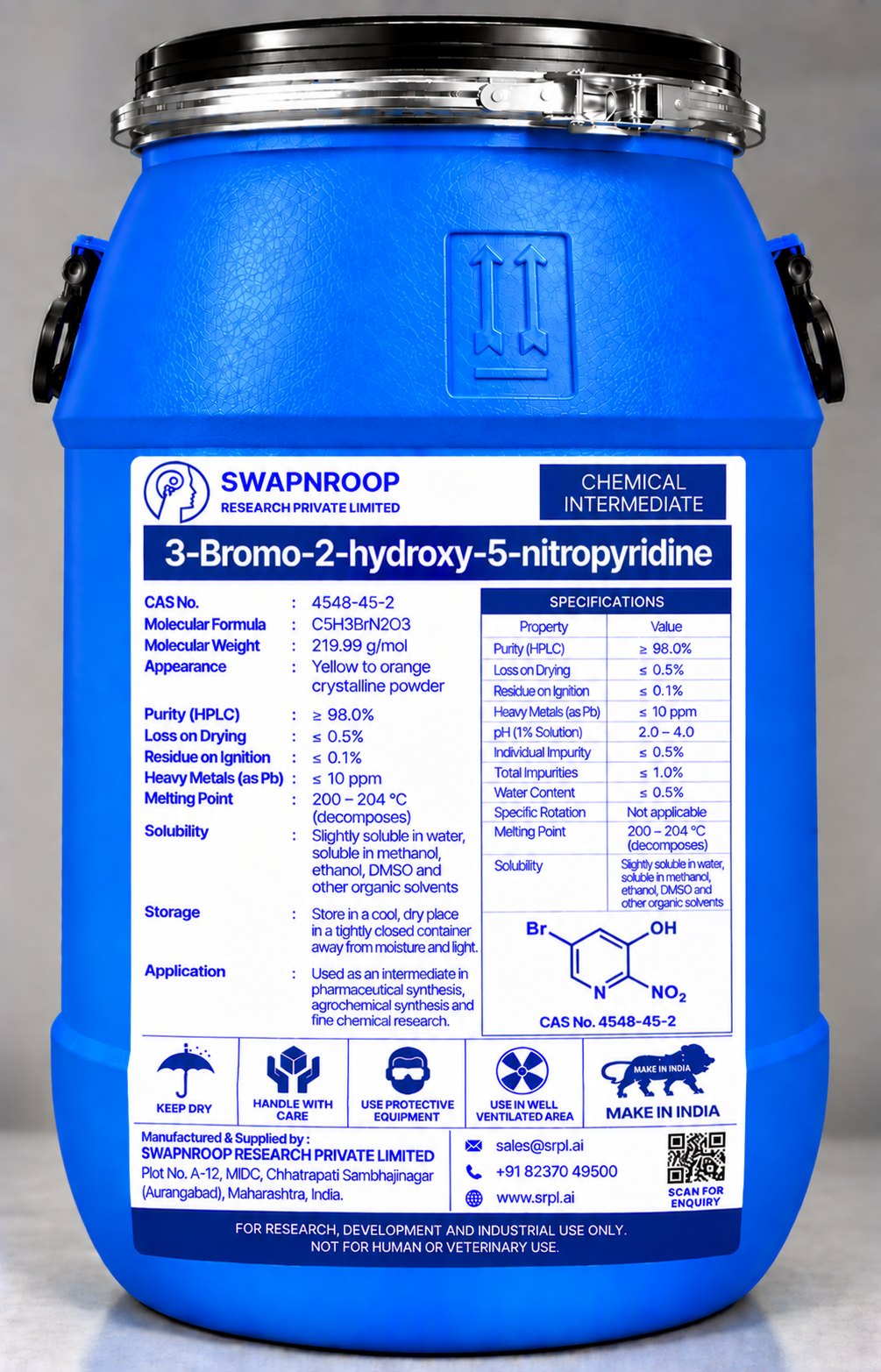 3-Bromo-2-hydroxy-5-nitropyridine