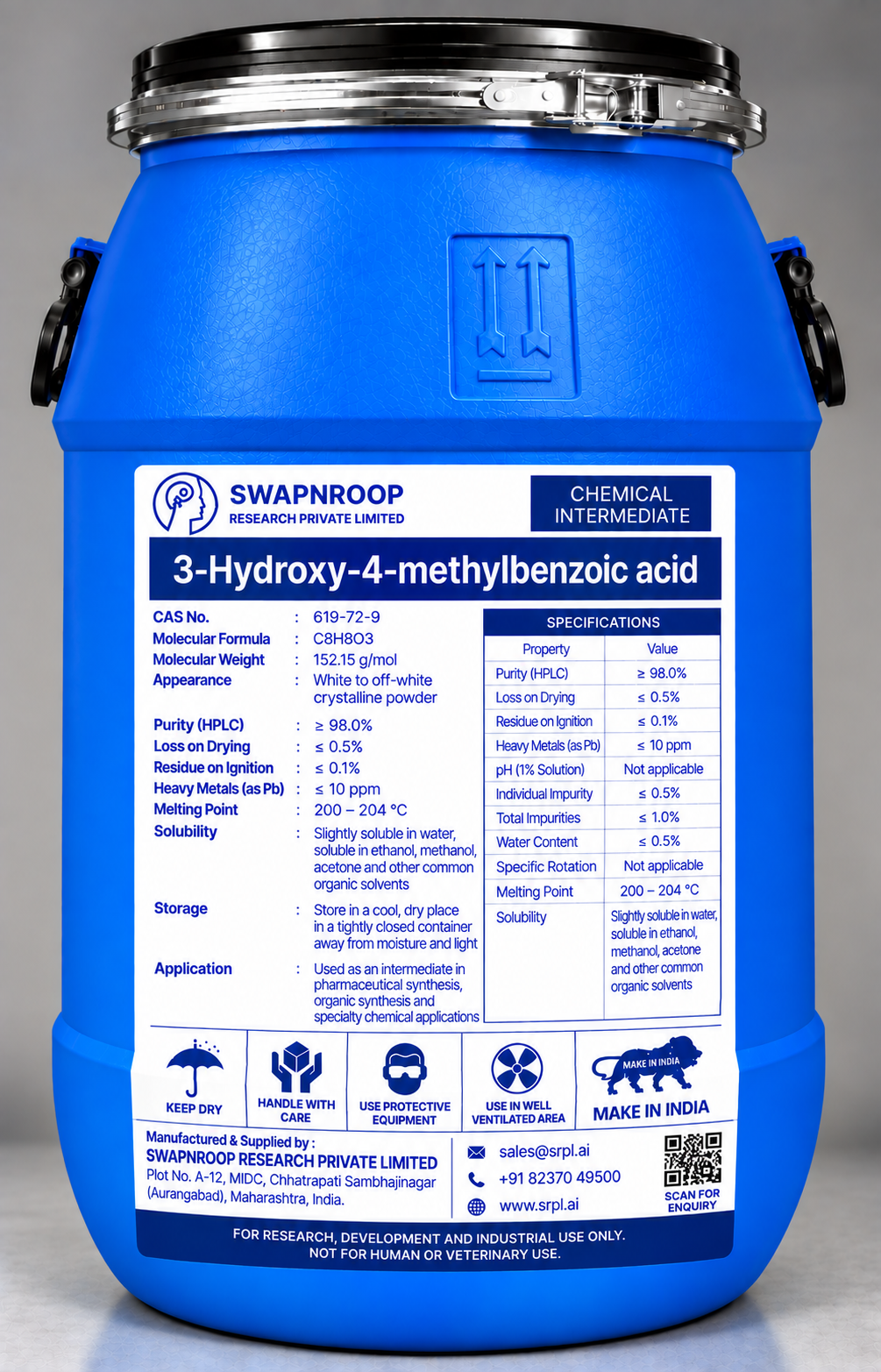 3-Hydroxy-4-methylbenzoic acid