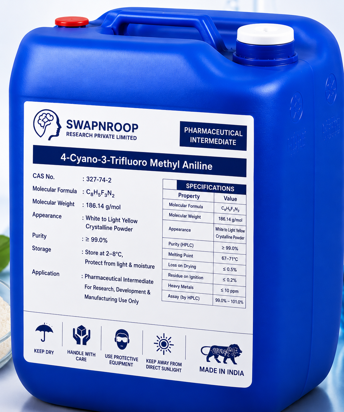 4-Cyano-3-(Trifluoromethyl)Aniline