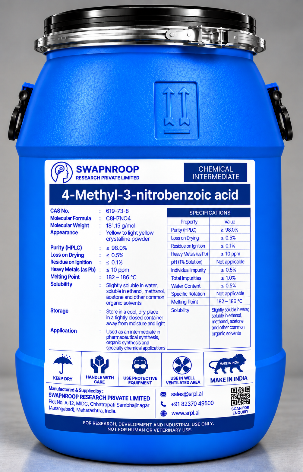 4-Methyl-3-nitrobenzoic acid