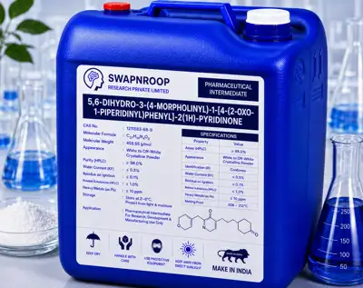 5,6-Dihydro-3-(4-morpholinyl)-1-[4-(2-oxo-1-piperidinyl)phenyl]-2(1H)-pyridinone CAS 545445-44-1 - SRPL