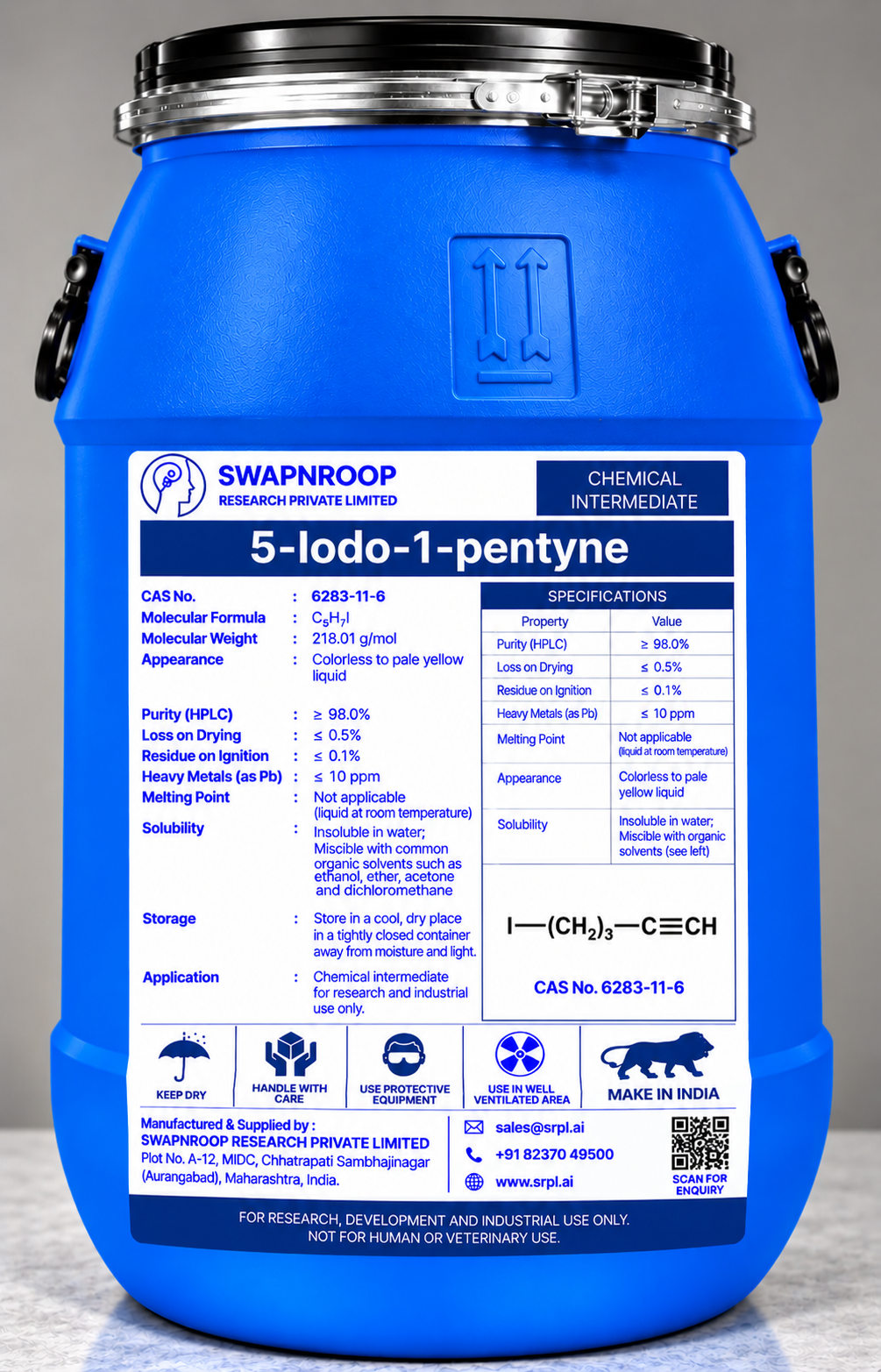 5-Iodo-1-pentyne