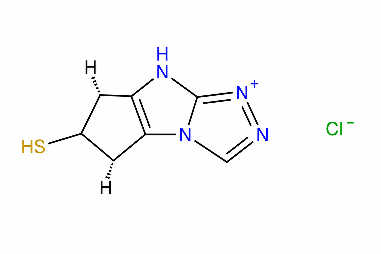 6,7-Dihydro-6-Mercapto-5H-Pyrazolo[1,2-a][1,2,4]Triazolium Chloride