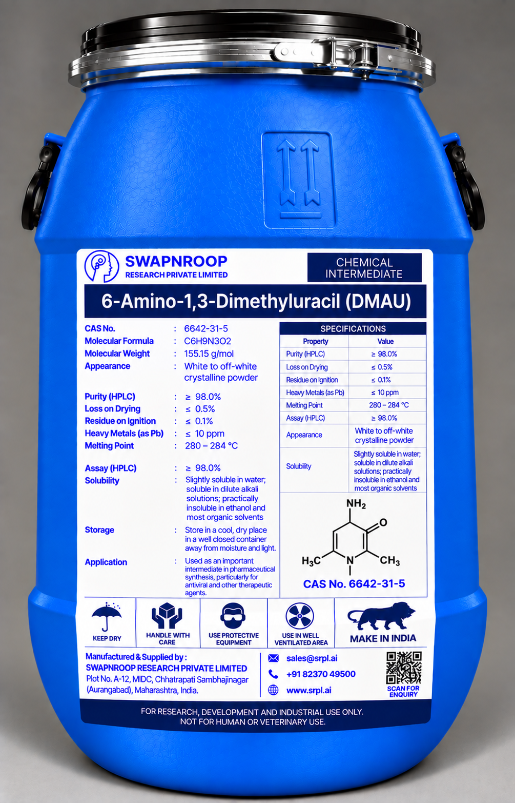 6-Amino-1,3-Dimethyluracil (DMAU)
