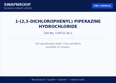 1-(2,3-dichlorophenyl) piperazine hydrochloride CAS 119532-26-2 - SRPL