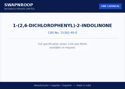 1-(2,6-Dichlorophenyl)-2-Indolinone CAS 15362-40-0 - SRPL