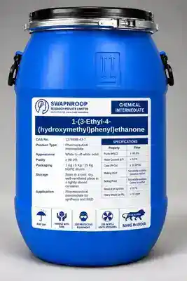 1-(3-Ethyl-4-(hydroxymethyl)phenyl)ethanone (CAS 1378888-43-7) - manufacturer, supplier & exporter India - SRPL