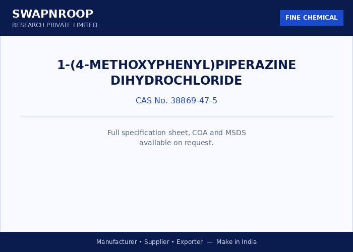 1-(4-Methoxyphenyl)piperazine dihydrochloride