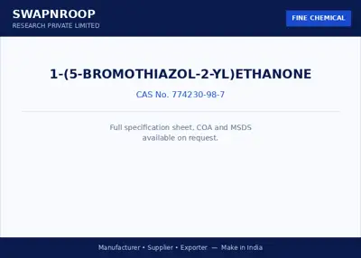 1-(5-Bromothiazol-2-yl)ethanone CAS 774230-98-7 - SRPL