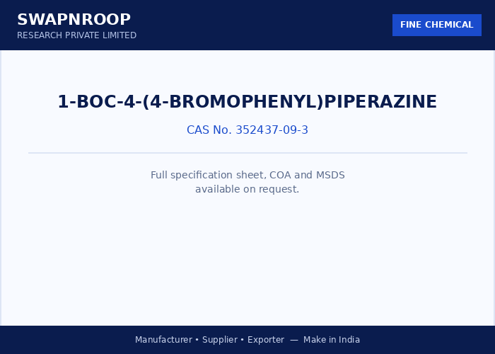 1-BOC-4-(4-Bromophenyl)piperazine