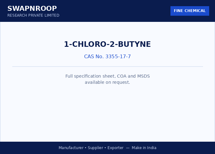 1-CHLORO-2-BUTYNE