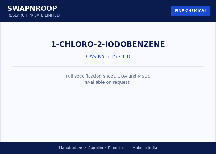 1-CHLORO-2-IODOBENZENE