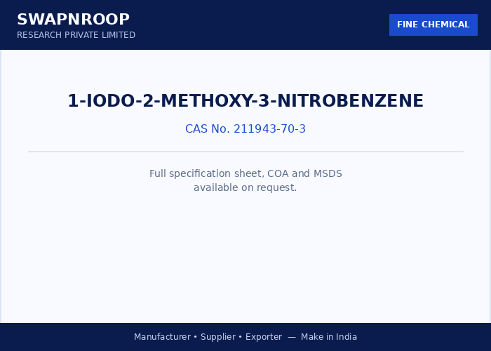 1-IODO-2-METHOXY-3-NITROBENZENE