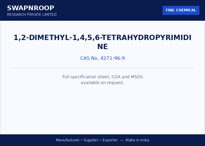 1,2-Dimethyl-1,4,5,6-Tetrahydropyrimidine