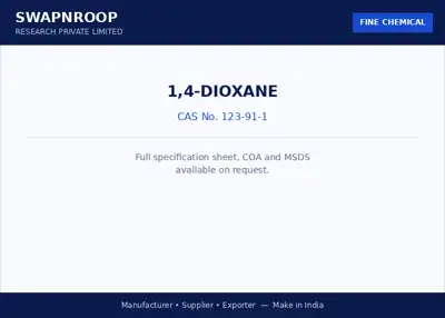 1,4-Dioxane CAS 123-91-1 - SRPL