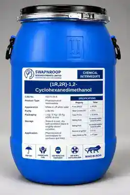 (1R,2R)-1,2-Cyclohexanedimethanol (CAS 65376-05-8) - manufacturer, supplier & exporter India - SRPL