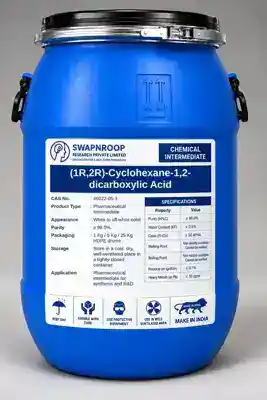 (1R,2R)-Cyclohexane-1,2-dicarboxylic Acid (CAS 46022-05-3) - manufacturer, supplier & exporter India - SRPL