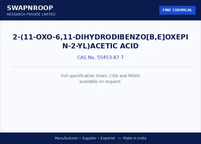 2-(11-oxo-6,11-dihydrodibenzo[b,e]oxepin-2-yl)acetic acid CAS 55453-87-7 - SRPL