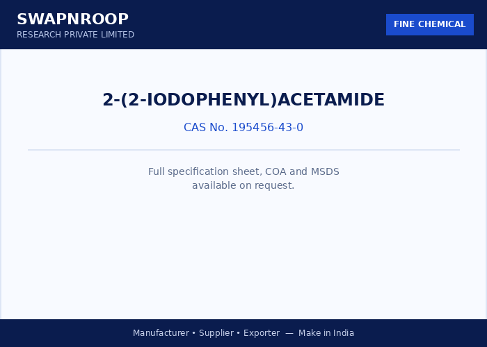 2-(2-IODOPHENYL)ACETAMIDE
