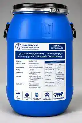 2-(3-(Diisopropylamino)-1-phenylpropyl)-4-methylphenol (Racemic Tolterodine) CAS 124936-74-9 - SRPL