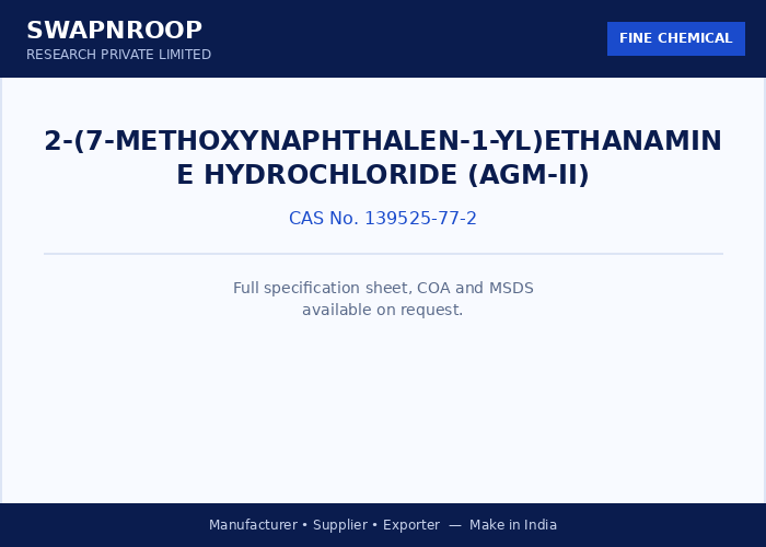 2-(7-Methoxynaphthalen-1-yl)ethanamine hydrochloride (AGM-II)