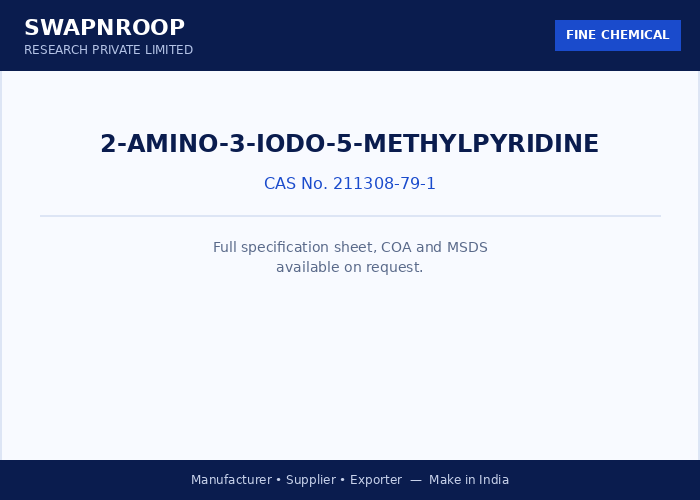2-Amino-3-iodo-5-methylpyridine