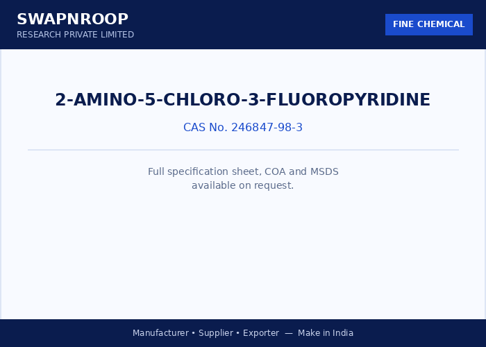 2-Amino-5-chloro-3-fluoropyridine