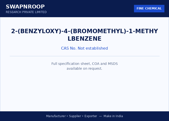 2-(Benzyloxy)-4-(bromomethyl)-1-methylbenzene