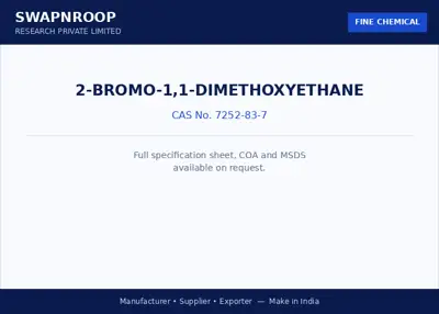 2-Bromo-1,1-dimethoxyethane CAS 7252-83-7 - SRPL
