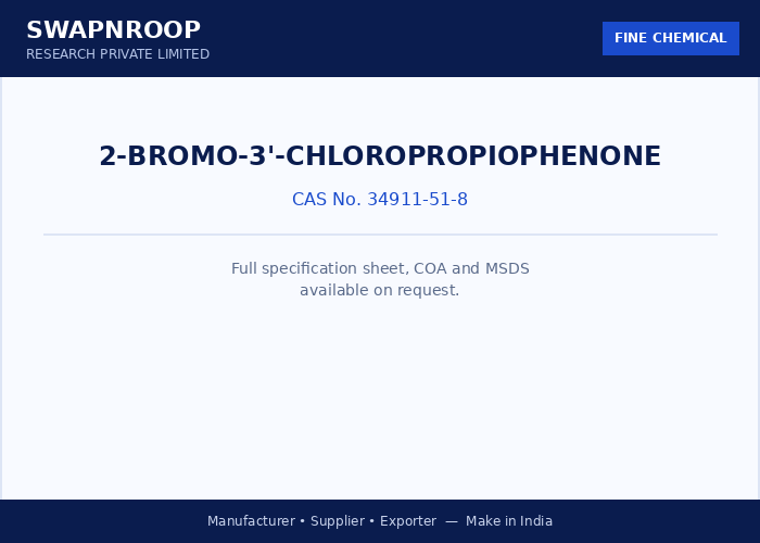 2-Bromo-3'-Chloropropiophenone