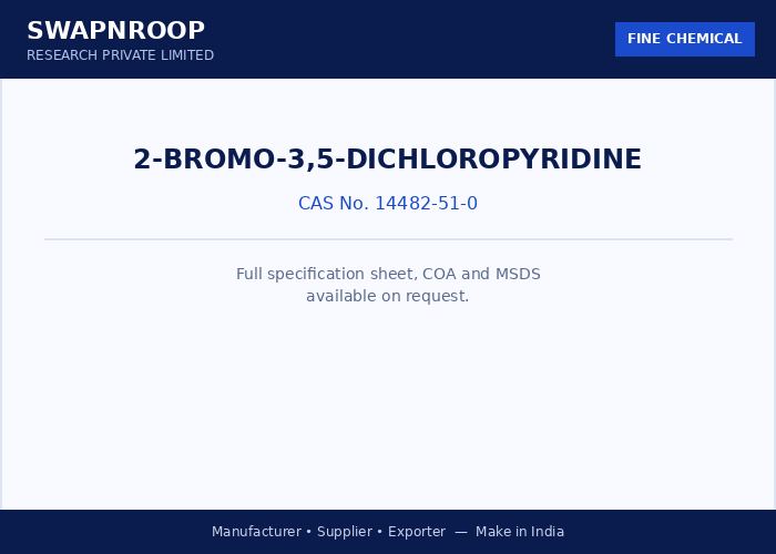 2-Bromo-3,5-dichloropyridine