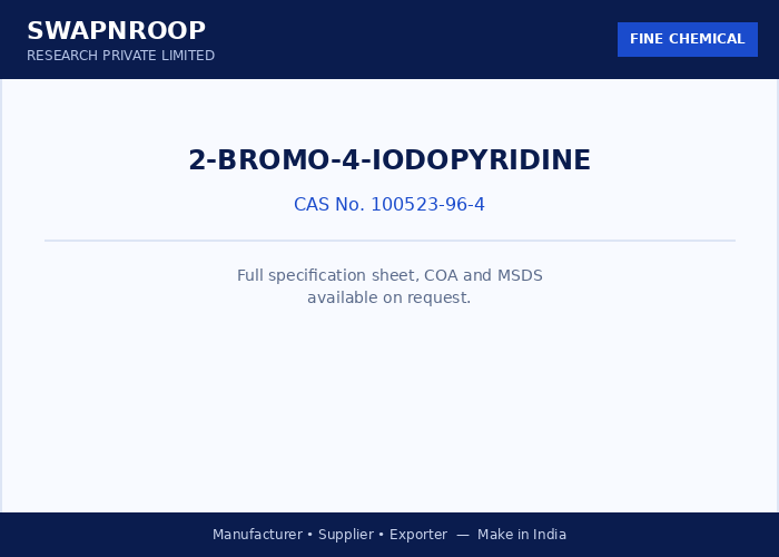 2-Bromo-4-iodopyridine
