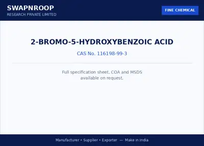 2-bromo-5-hydroxybenzoic acid CAS 116198-99-3 - SRPL