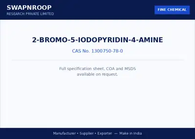 2-BROMO-5-IODOPYRIDIN-4-AMINE CAS 1300750-78-0 - SRPL