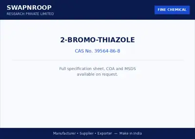 2-bromo-thiazole (CAS 39564-86-8) - manufacturer, supplier & exporter India - SRPL