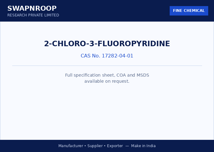 2-Chloro-3-fluoropyridine
