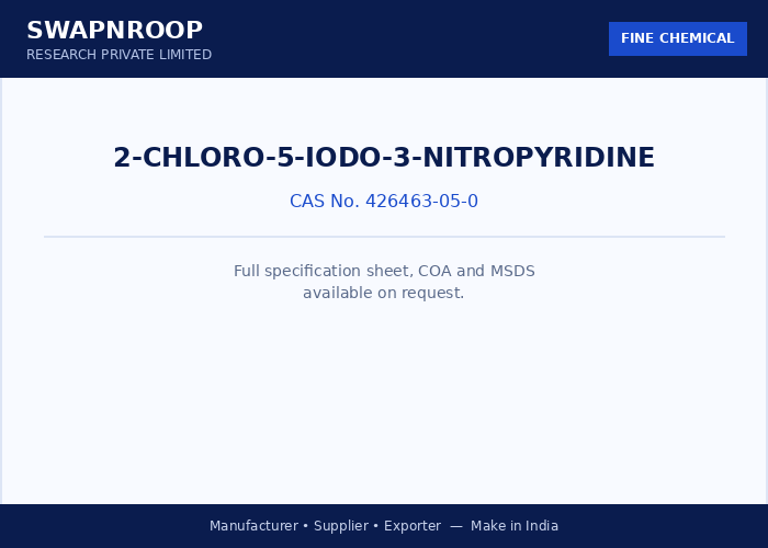 2-Chloro-5-iodo-3-nitropyridine