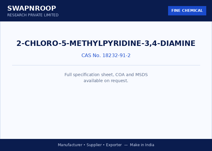 2-Chloro-5-methylpyridine-3,4-diamine